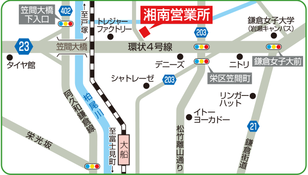 湘南営業所地図